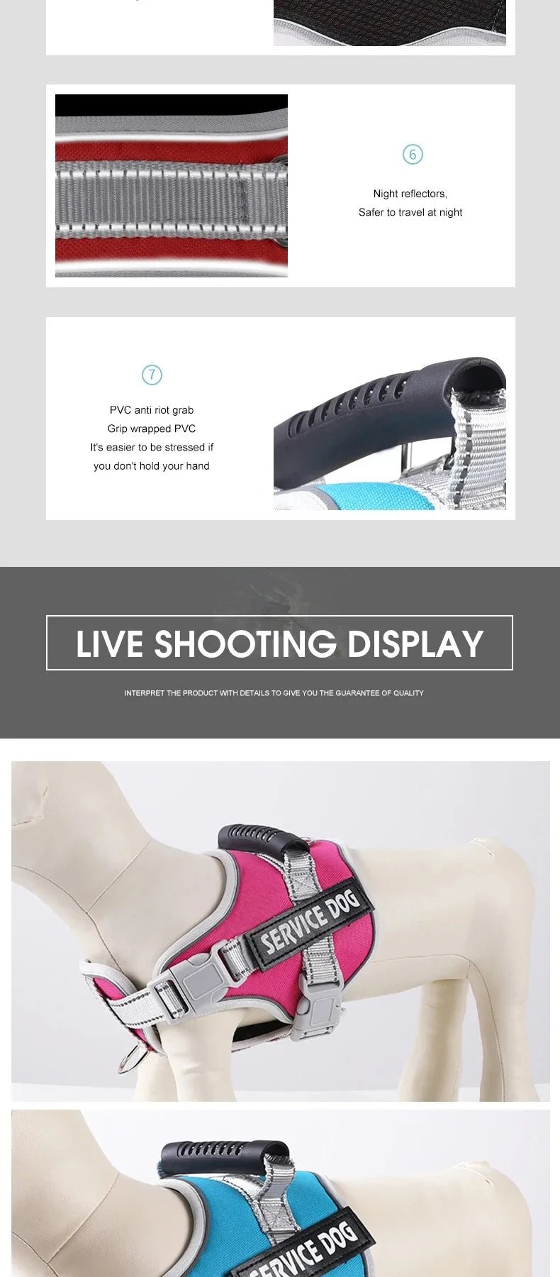 Puppy Harness for Dogs Accessories Dog Supplies Collars Harnesses Leashes Big Dog Leash Pet Collar Small Pets Things - Happy Tails