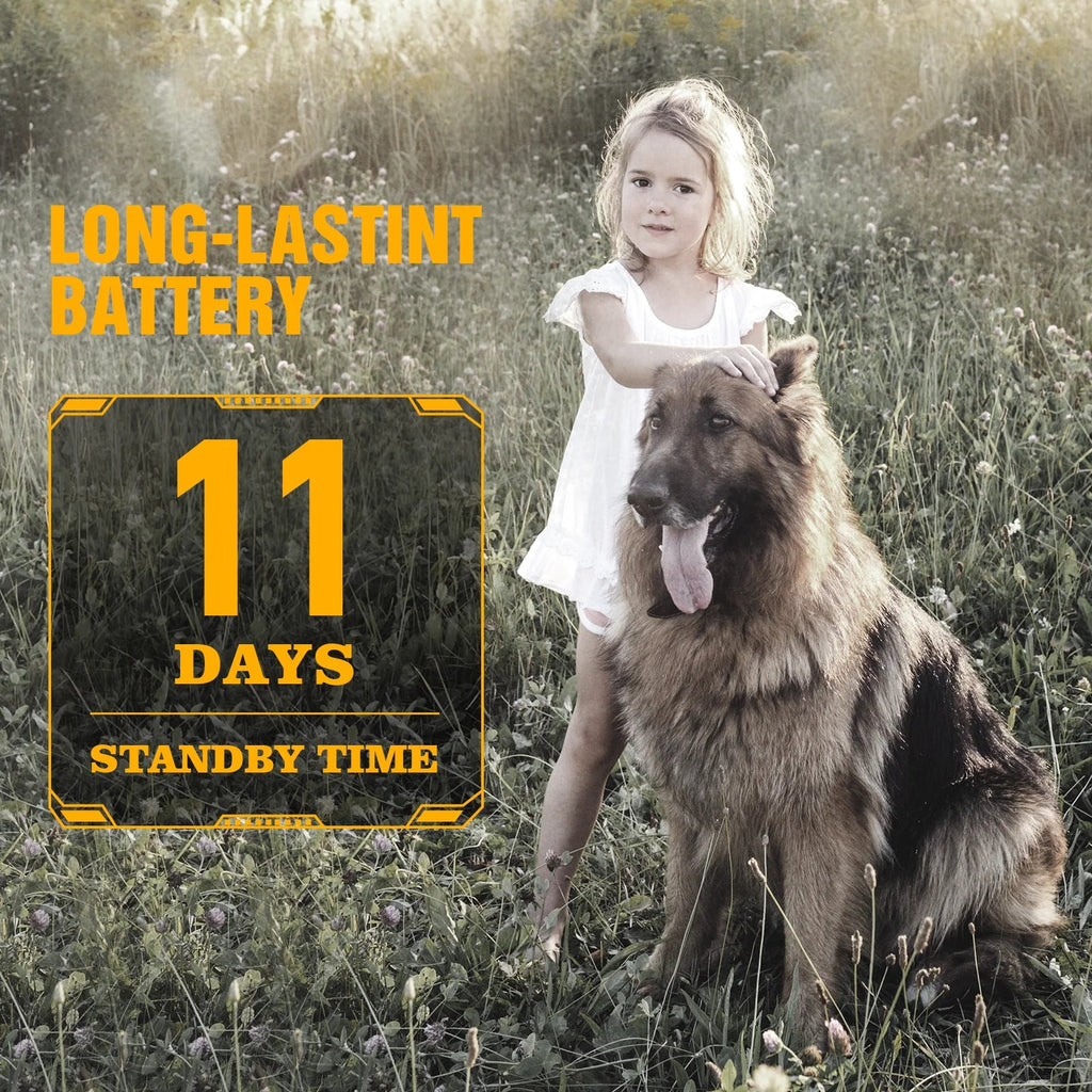 ABBIDOT T - WORKS Electric Shock Collar for Large Dog Training Collar 3/4 Mile Range No Bark Waterproof Rechargeable 920 StrapHappy TailsHappy Tails