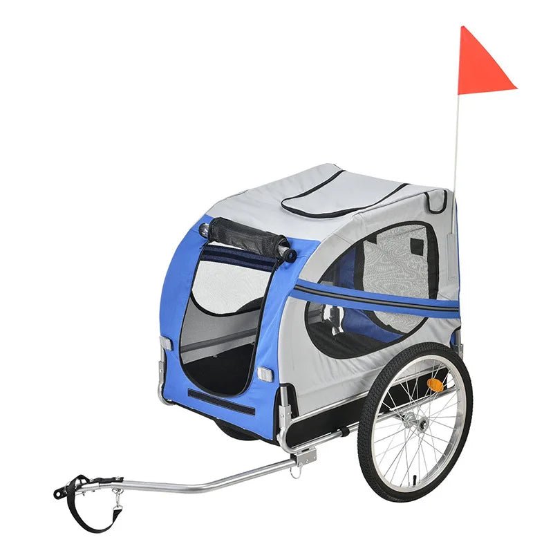 Dog Bike Trailers for Cycling Adventures Outdoor Pet Carriers Bike Tail Wagon Touring Bicycle Trailer for DogHappy TailsHappy Tails
