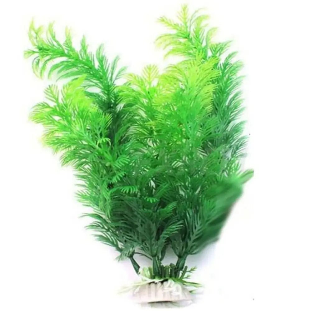 Aquarium Plants Ornaments Plastic Simulation Artificial Water Grass Fish Tank Decoration AccessoriesHappy TailsHappy Tails