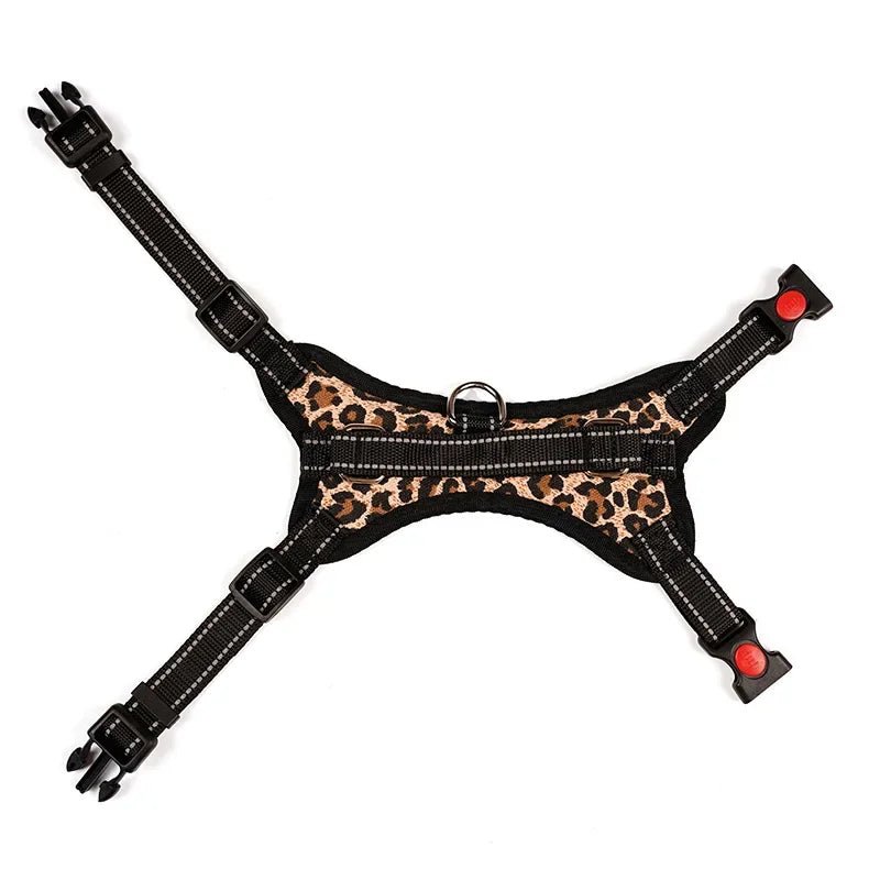 Saddle Dog Harness Reflective Adjustable Pet Harness No Pull Walking Training Small Medium Large Big Dogs Chest Strap Product - Happy Tails