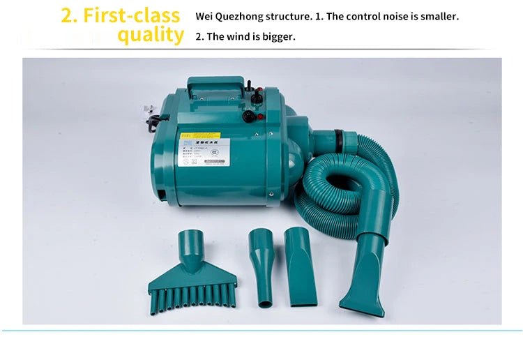 3200W Power Hair Dryer For Dogs Pet Dog Cat Grooming Blower Warm Wind Double Motor Blow - dryer For Small Medium Large Dog DryerHappy TailsHappy Tails