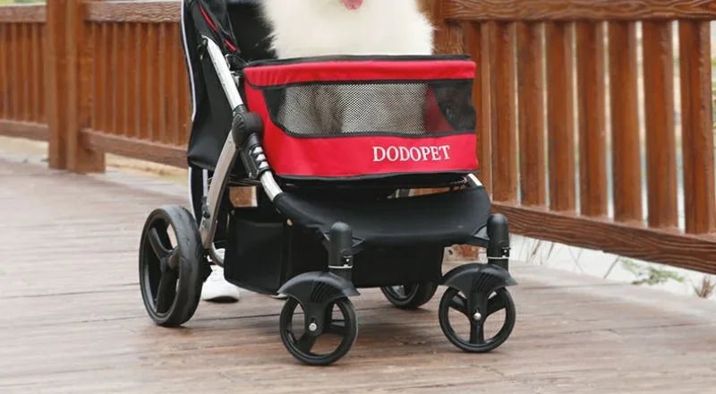 Foldable Dog Strollers 35KG Medium Luxury Dog Strollers Designer Cute Travel Outdoors Dogs Stroller Cheap Portable Pet SuppliesHappy TailsHappy Tails