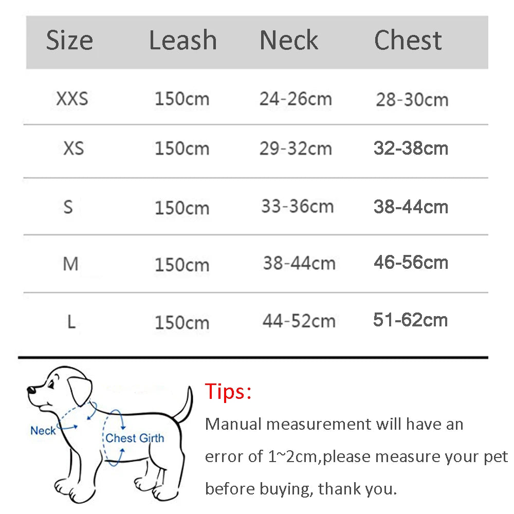 Dog Harness Leash Set for Small Dogs Adjustable Puppy Cat Harness Vest French Bulldog Chihuahua Pug Outdoor Walking Lead LeashHappy TailsHappy Tails