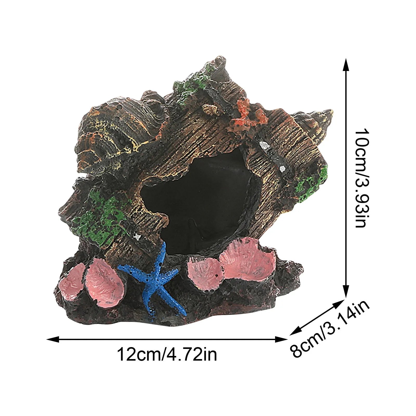 Aquarium Artificial Barrel Cave Resin Ornaments Decorations Landscaping Accessories For Fish Tank Aquarium Decoration SuppliesHappy TailsHappy Tails