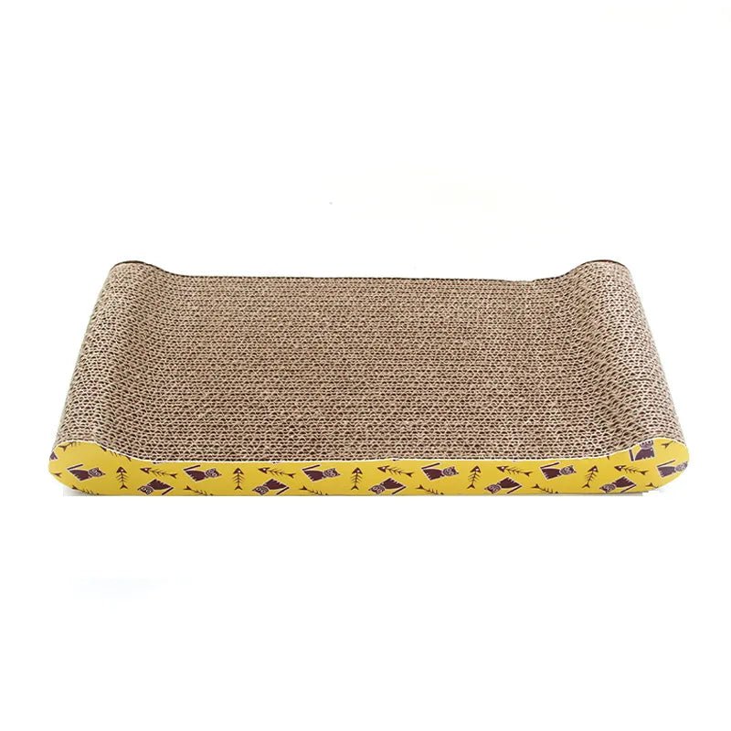 Cat Toys Pet Cat Scratching Board Corrugated Cardboard Pad Grinding Nails Interactive Protecting Furniture Cats Scratcher Toy - Happy Tails