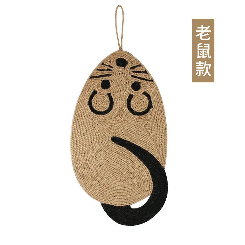 Cat Scratch Board, Cactus Style Anti Cat Scratch Grinding Claw Board, Hanging Cat Scratch Pad, Cat Toys That Do Not Shed DebrisHappy TailsHappy Tails