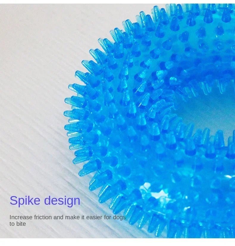 Dog toy sound balls are suitable for pets to resist biting, squeezing, chewing, gripping, and grinding their teethHappy TailsHappy Tails