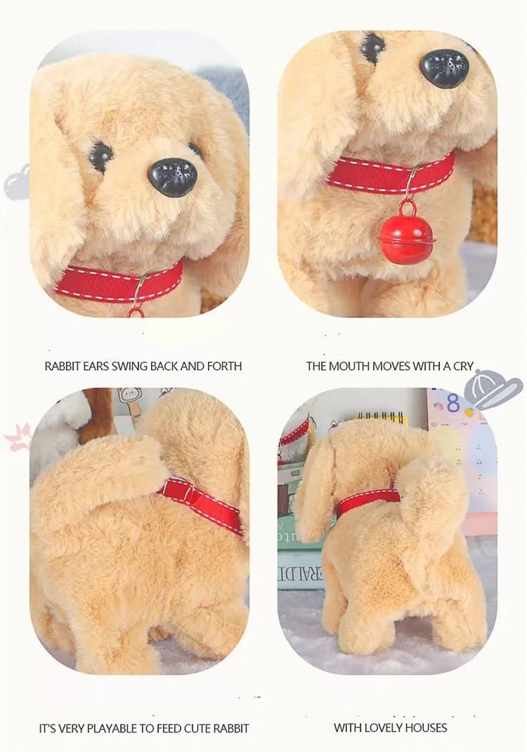 Baby Toy Dogs That Walks and Barks Tail Wagging Plush Interactive Electronic Pets Puppy  Montessori Toys for Girls Toddlers Kids - Happy Tails