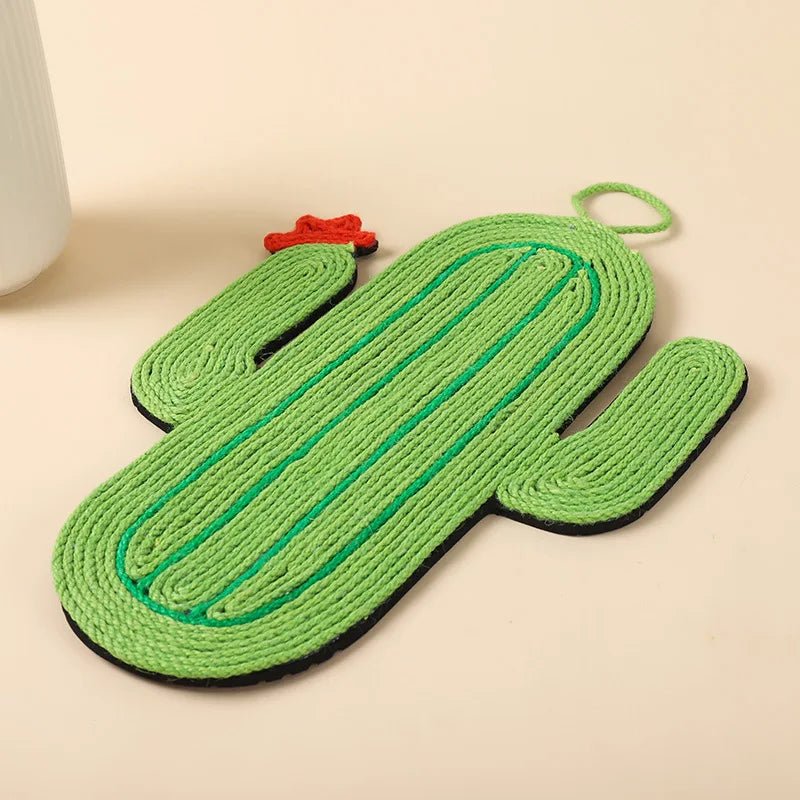 Cat Scratch Board, Cactus Style Anti Cat Scratch Grinding Claw Board, Hanging Cat Scratch Pad, Cat Toys That Do Not Shed DebrisHappy TailsHappy Tails