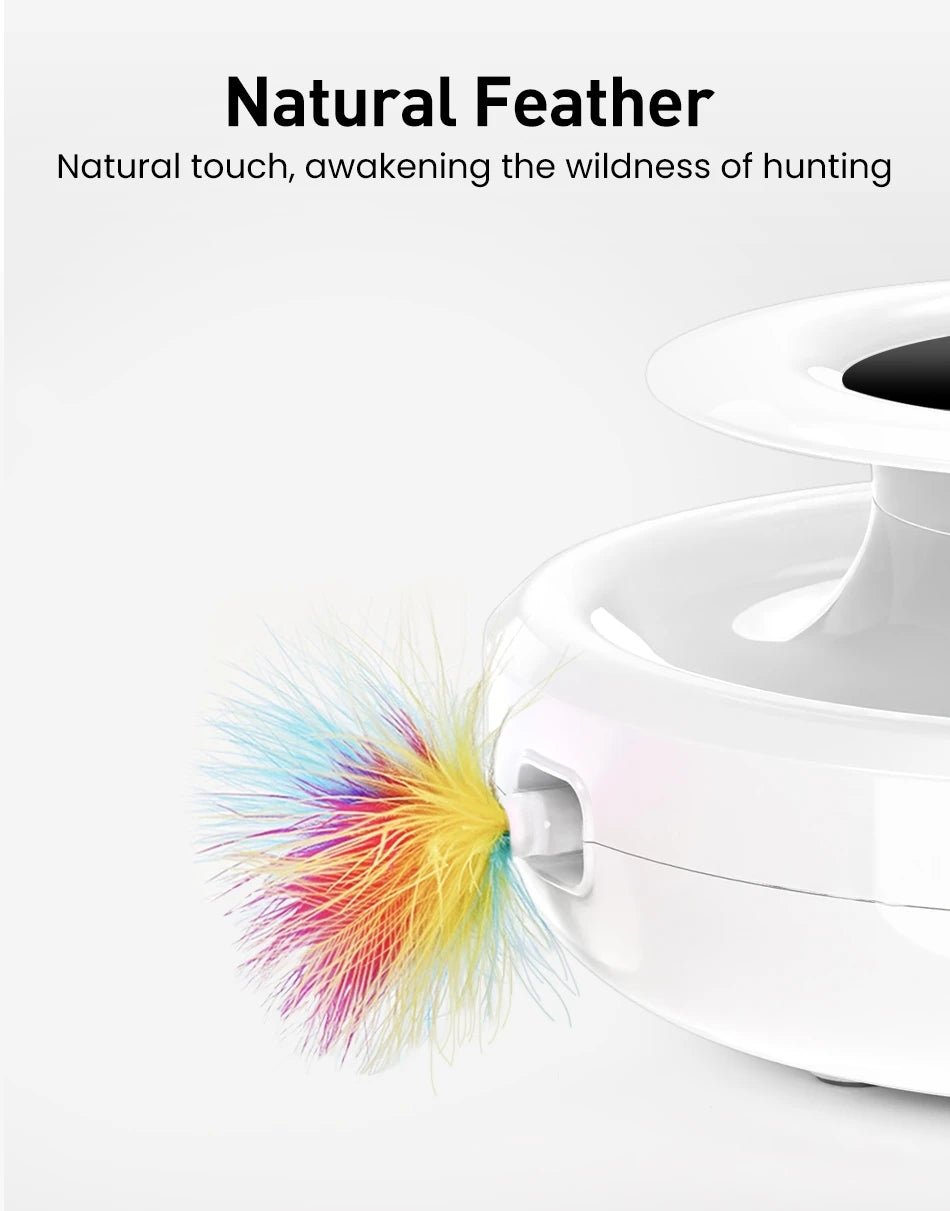 Interactive 2-in-1 Smart Cat Toy Set - Feather Fun Ball & More!Happy TailsHappy Tails