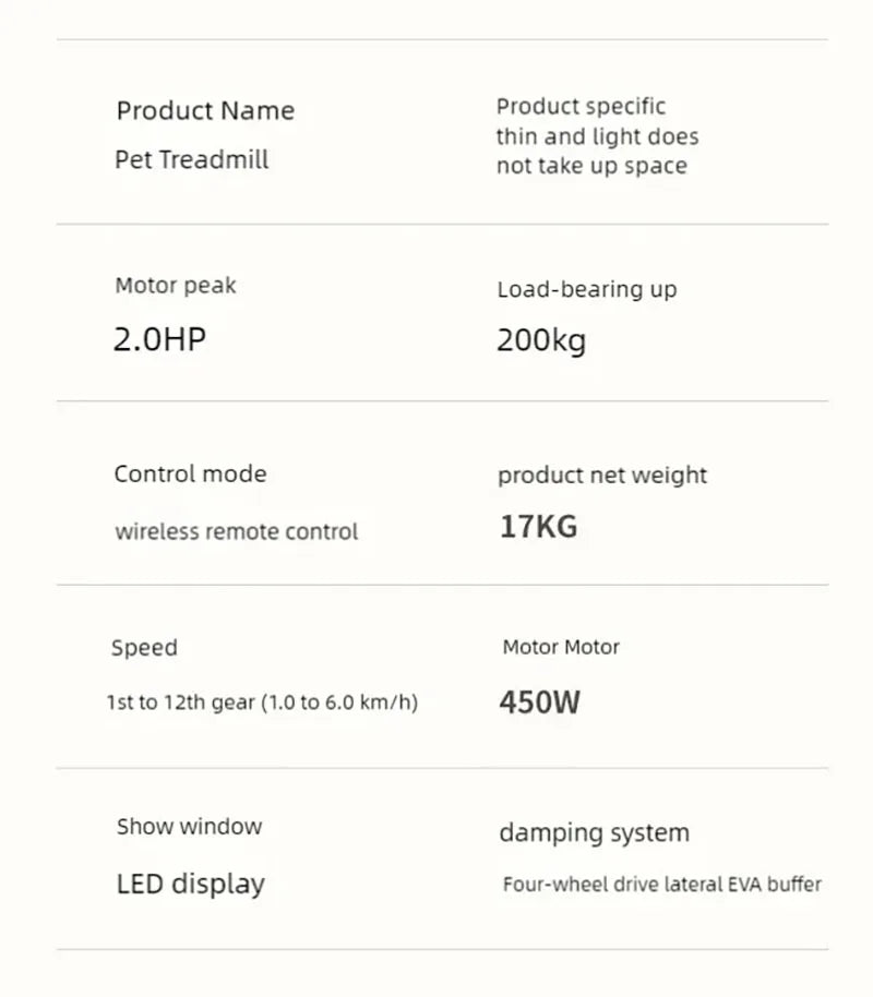Dog treadmill, large, medium, small, dog, cat, universal animal, home use, sports training, walking machine, petHappy TailsHappy Tails