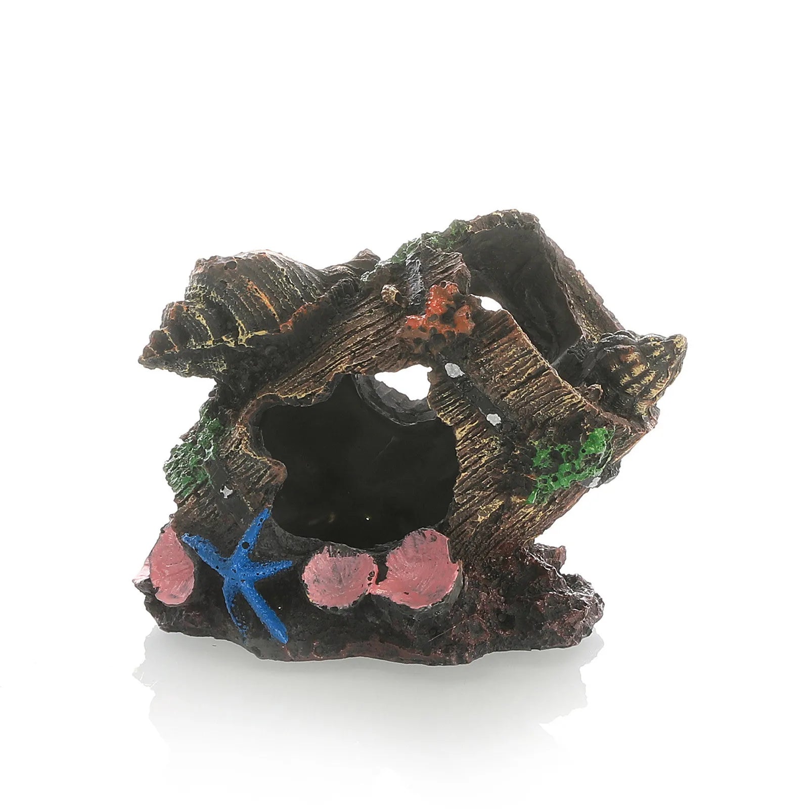 Aquarium Artificial Barrel Cave Resin Ornaments Decorations Landscaping Accessories For Fish Tank Aquarium Decoration Supplies - Happy Tails