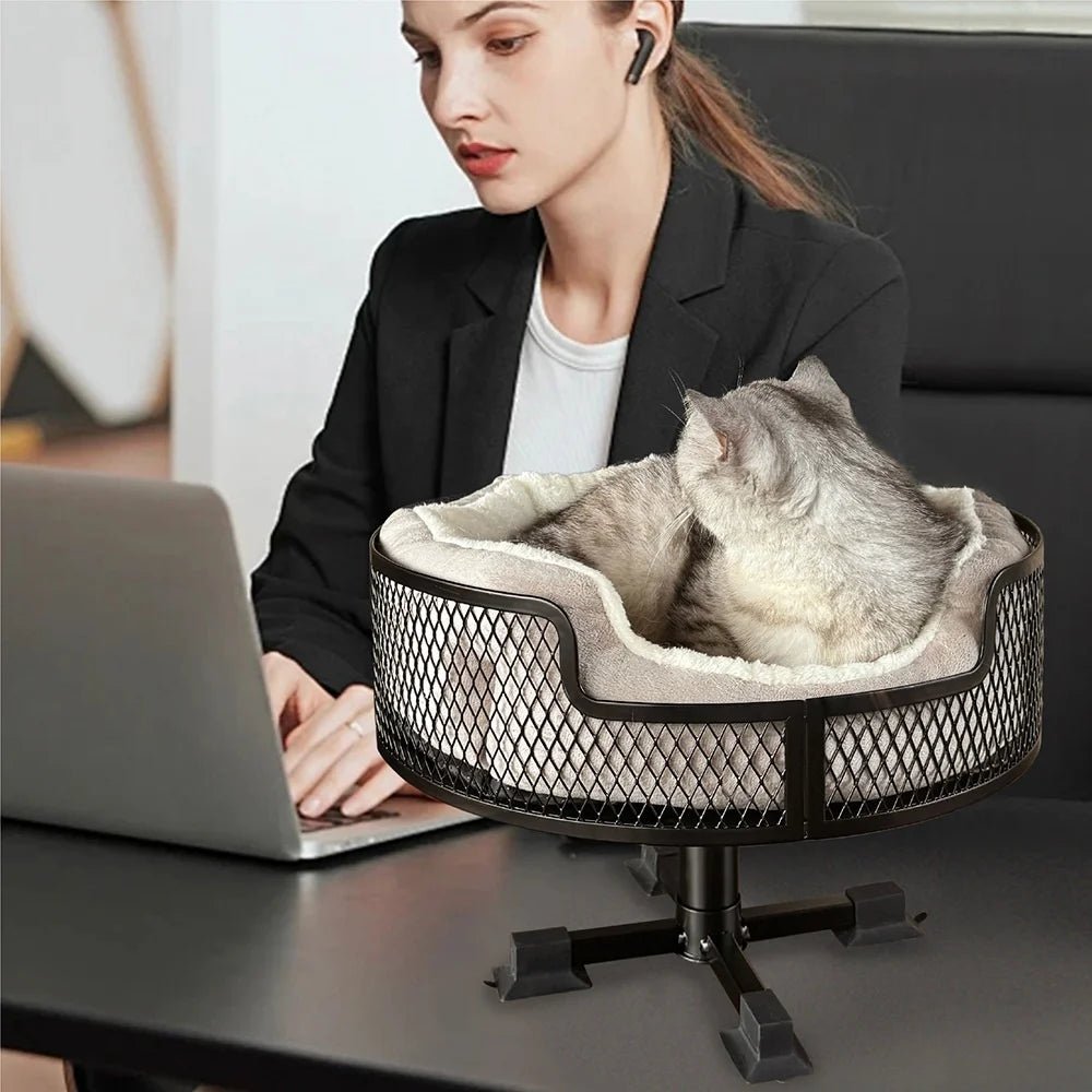 Sturdy Cat's Nest with Rubber Suction Feet for Desktop ProtectionHappy TailsHappy Tails
