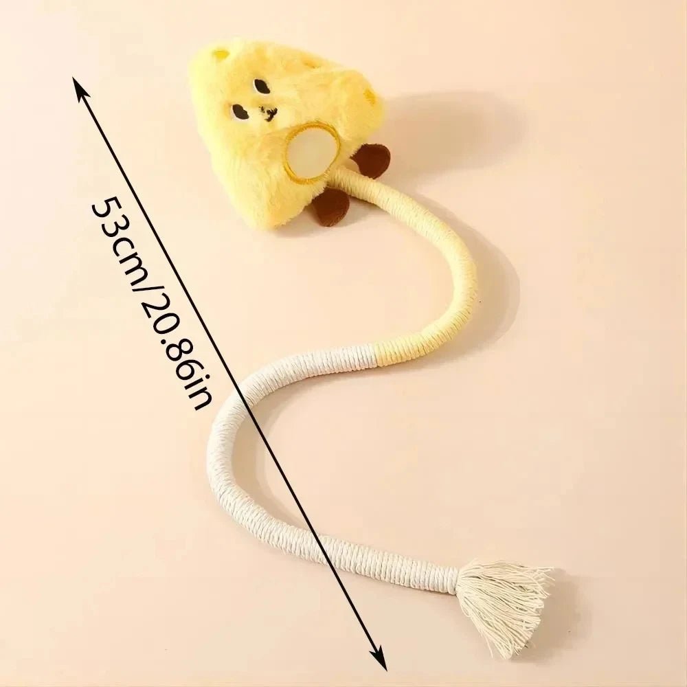 Cat Scratcher Rope Toy Cotton Rope Bite-resistant Chewing Toy Paw Claw Furniture Protector Scratching Toy Cat Puzzle Cute Shape - Happy Tails