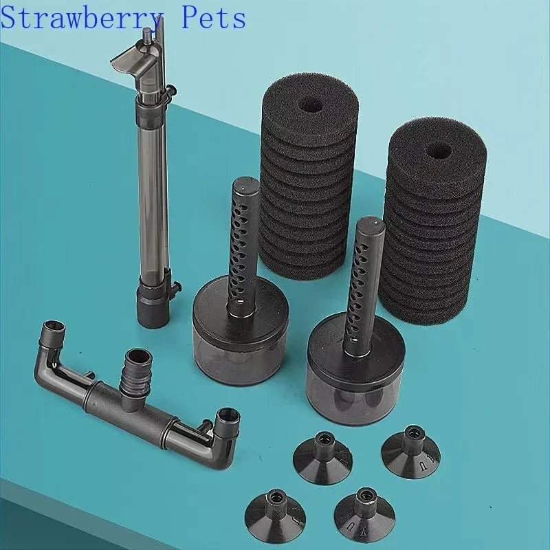 New Aquarium Filter for Aquarium Fish Tank Air Pump Skimmer Biochemical Sponge Filter Aquarium Bio Filters Filtro AquarioHappy TailsHappy Tails