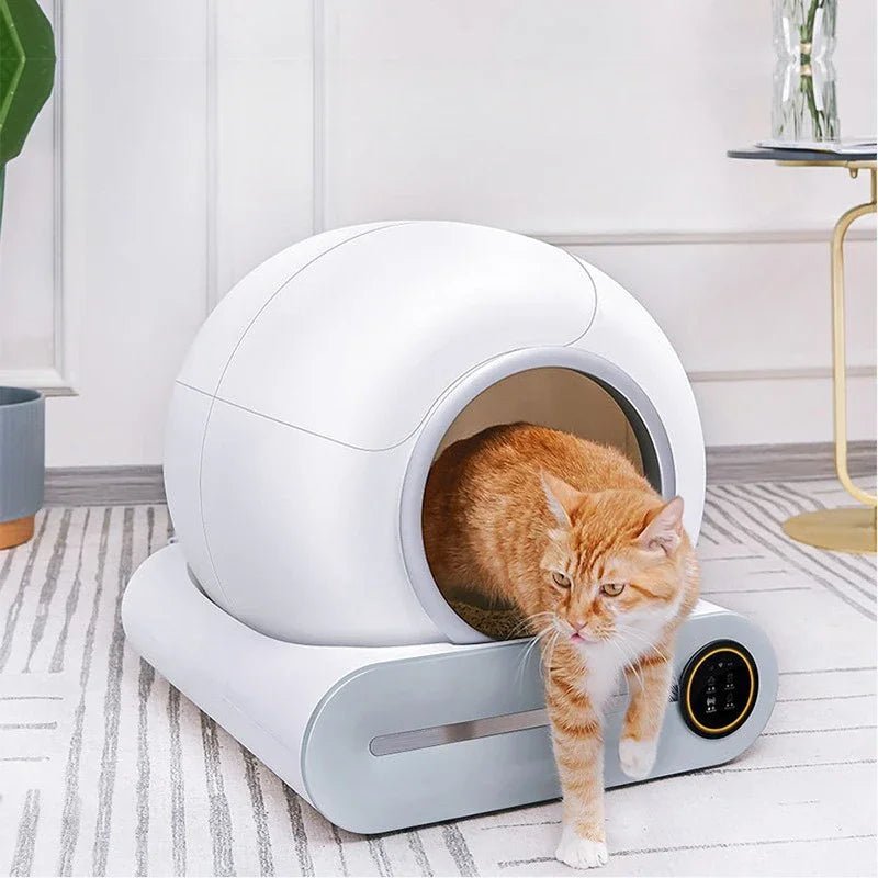 Fully Automatic Electric Large Cat Litter Box - Deodorizing & EnclosedHappy TailsHappy Tails