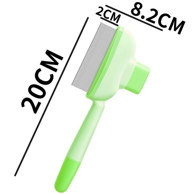 Dog Comb Pet Hair Remover One Button Dogs Brush Self-cleaning Cat Brush Massage Combs for Dog Grooming Brushes for Pet Products - Happy Tails