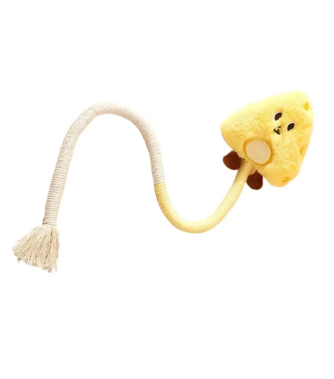 Cat Scratcher Rope Toy Cotton Rope Bite-resistant Chewing Toy Paw Claw Furniture Protector Scratching Toy Cat Puzzle Cute Shape - Happy Tails