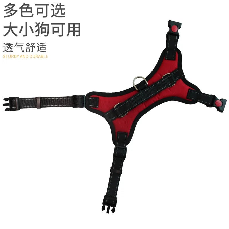 Saddle Dog Harness Reflective Adjustable Pet Harness No Pull Walking Training Small Medium Large Big Dogs Chest Strap Product - Happy Tails
