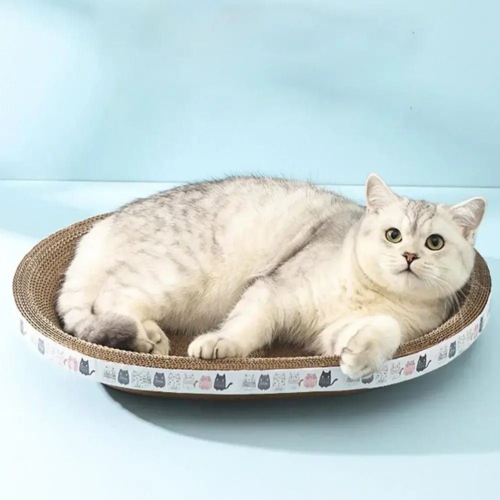 Cat Toys Pet Cat Scratching Board Corrugated Cardboard Pad Grinding Nails Interactive Protecting Furniture Cats Scratcher ToyHappy TailsHappy Tails