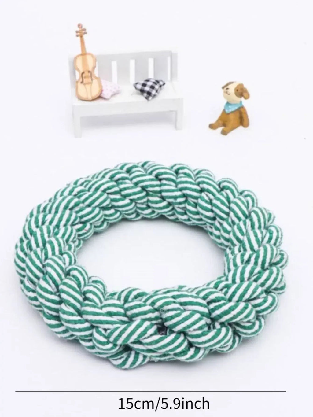 Pet Dog Rope Toy Durable Chew Bite Resistant Pet Toys for Medium Large Dogs Golden Retriever Pitbull Labrador SuppliesHappy TailsHappy Tails