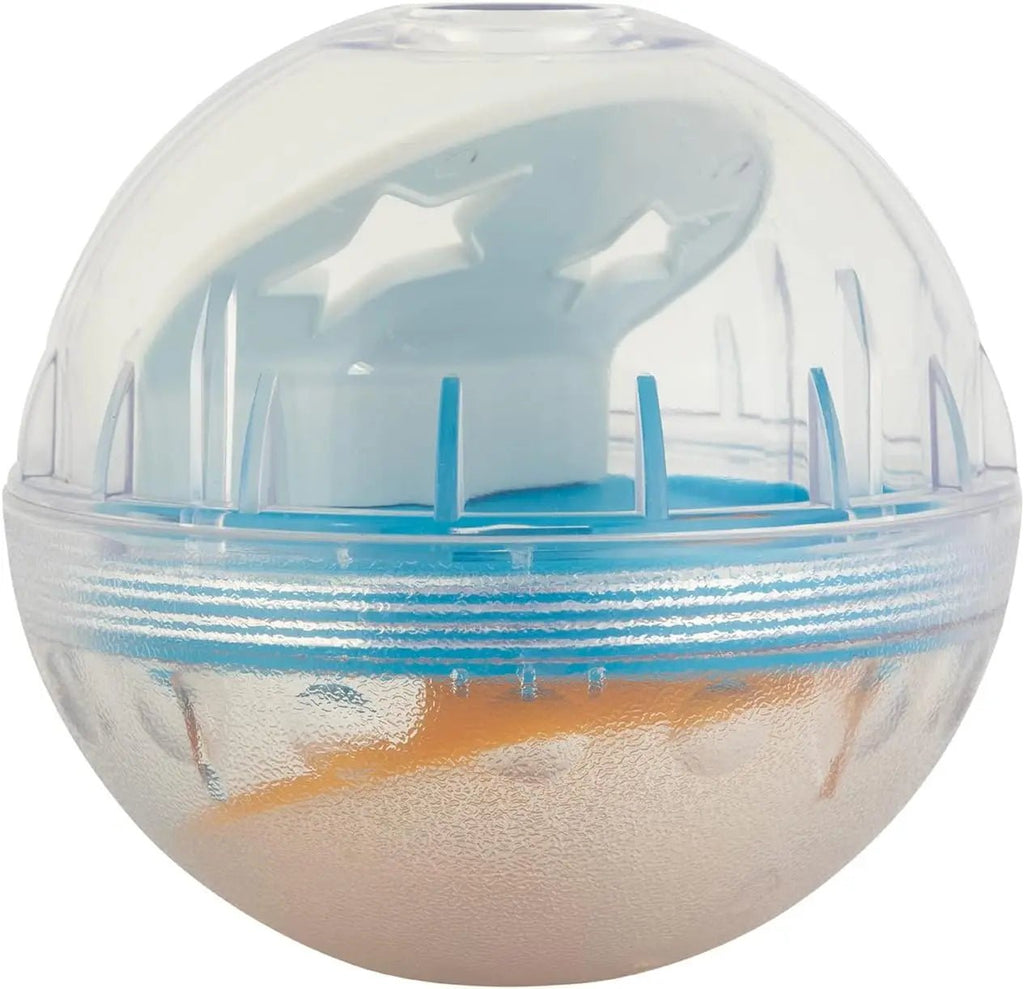 IQ Treat Ball Dog Treat Dispenser Toy Ball Interactive Dog Toy - 4" Dog Food Toy Stimulation, Slow Feeder - Happy Tails