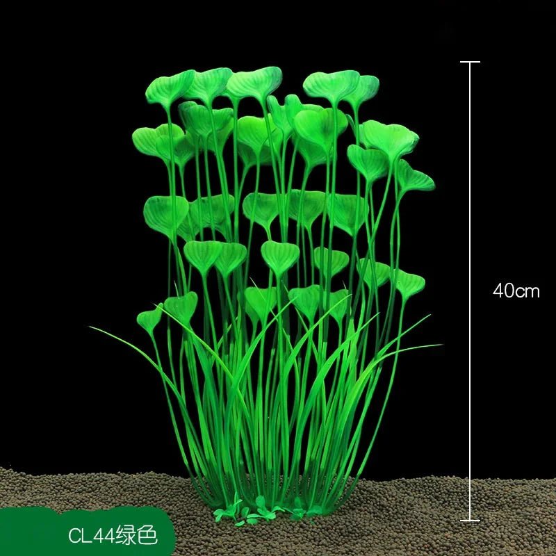 13/23/32/36/40cm Aquarium Artificial Plants Underwater Green Fake Water Grass Aquatic Plastic Plants Fish Tank DecorationHappy TailsHappy Tails