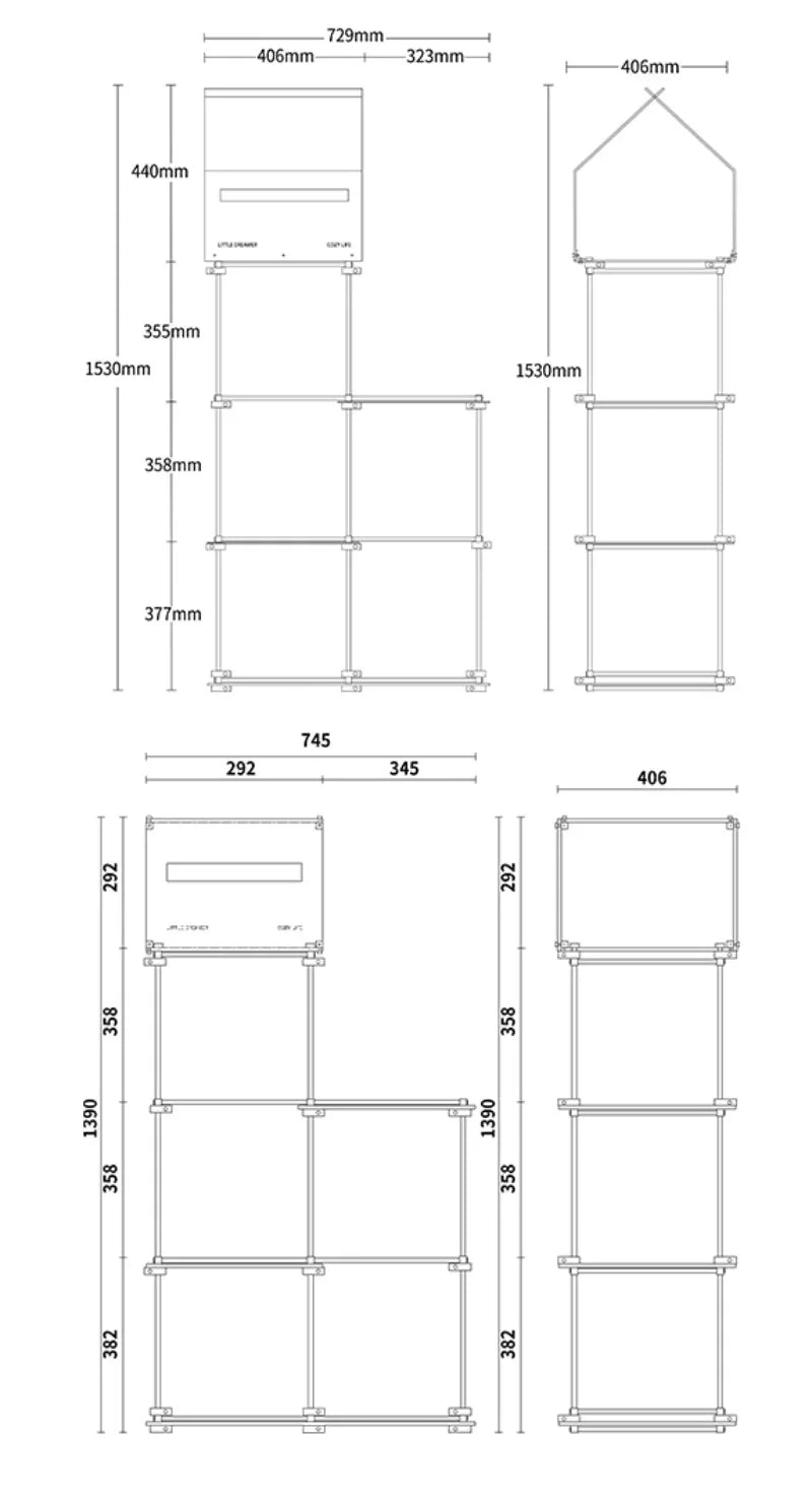 Multi Functional 4 Layers Trees Cat Climbing Frame Stable Acrylic Cat Nest House Cats Scratcher Board Sisal Pet Accessories - Happy Tails