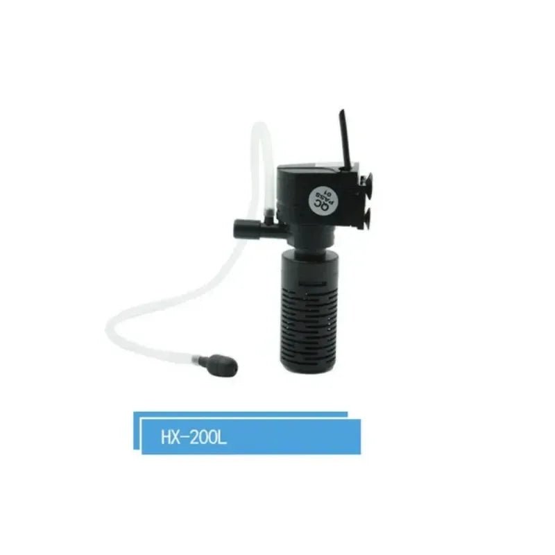 Fish Tank Filter Aquarium Three-in-one Aeration Filter Pump Mini Aquarium Oxygen Submersible Water Purifier - Happy Tails