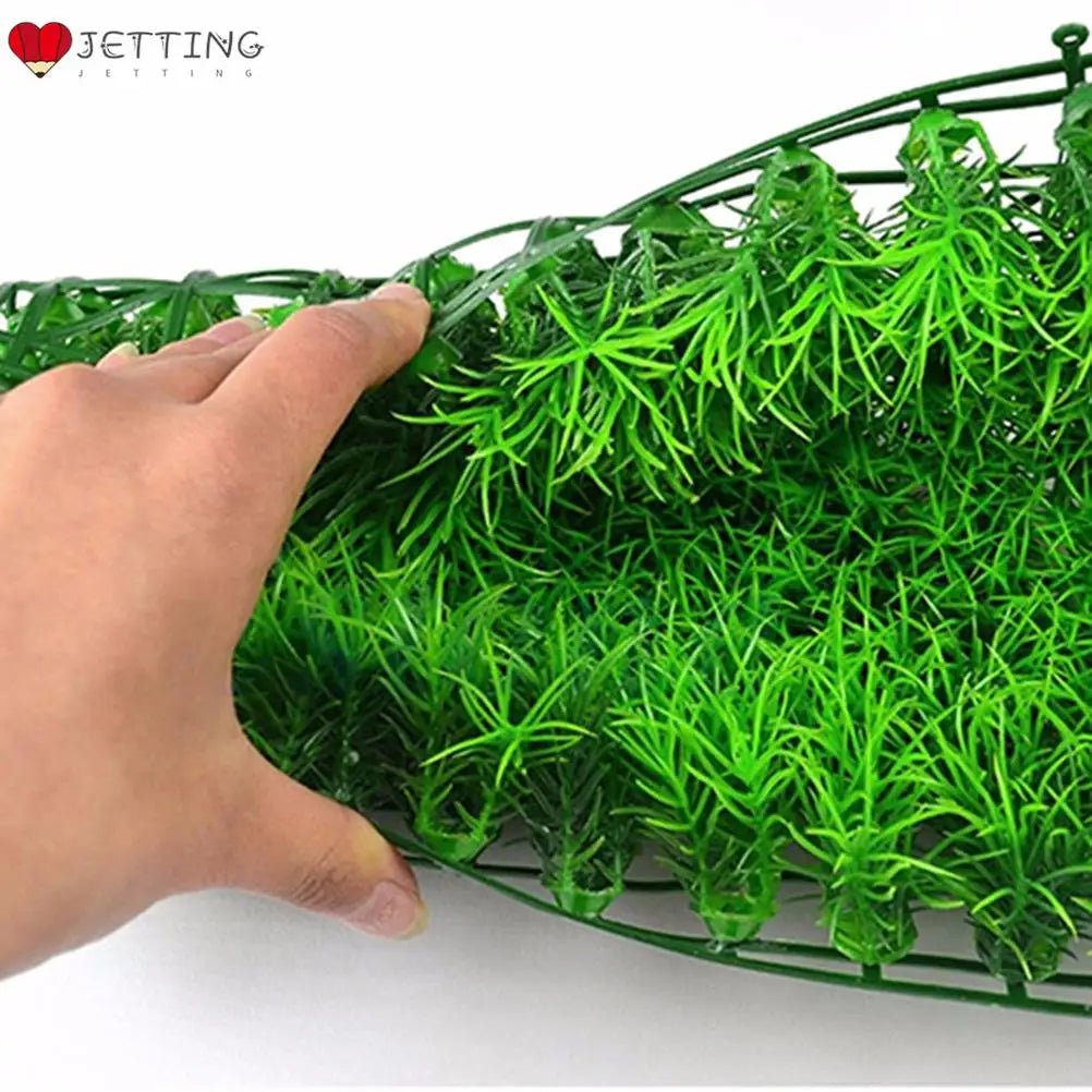 Aquarium Ornaments Artificial Water Plastic Green Grass Plant Lawn Aquatic Aquarium Fish Tank DecorHappy TailsHappy Tails