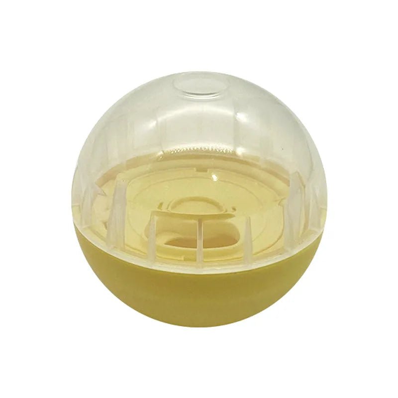IQ Treat Ball Dog Treat Dispenser Toy Ball Interactive Dog Toy - 4" Dog Food Toy Stimulation, Slow Feeder - Happy Tails