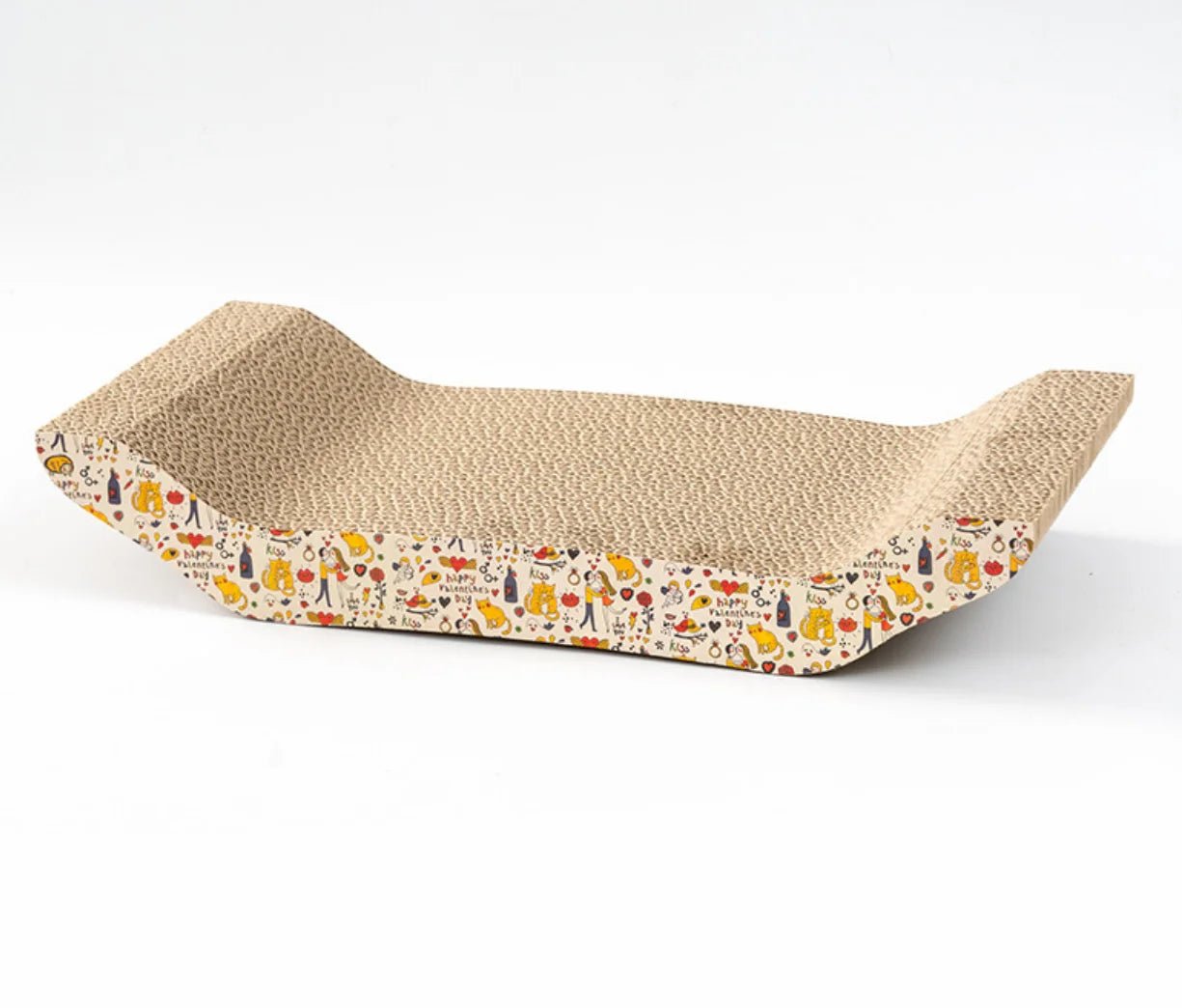 Cat Toys Pet Cat Scratching Board Corrugated Cardboard Pad Grinding Nails Interactive Protecting Furniture Cats Scratcher Toy - Happy Tails