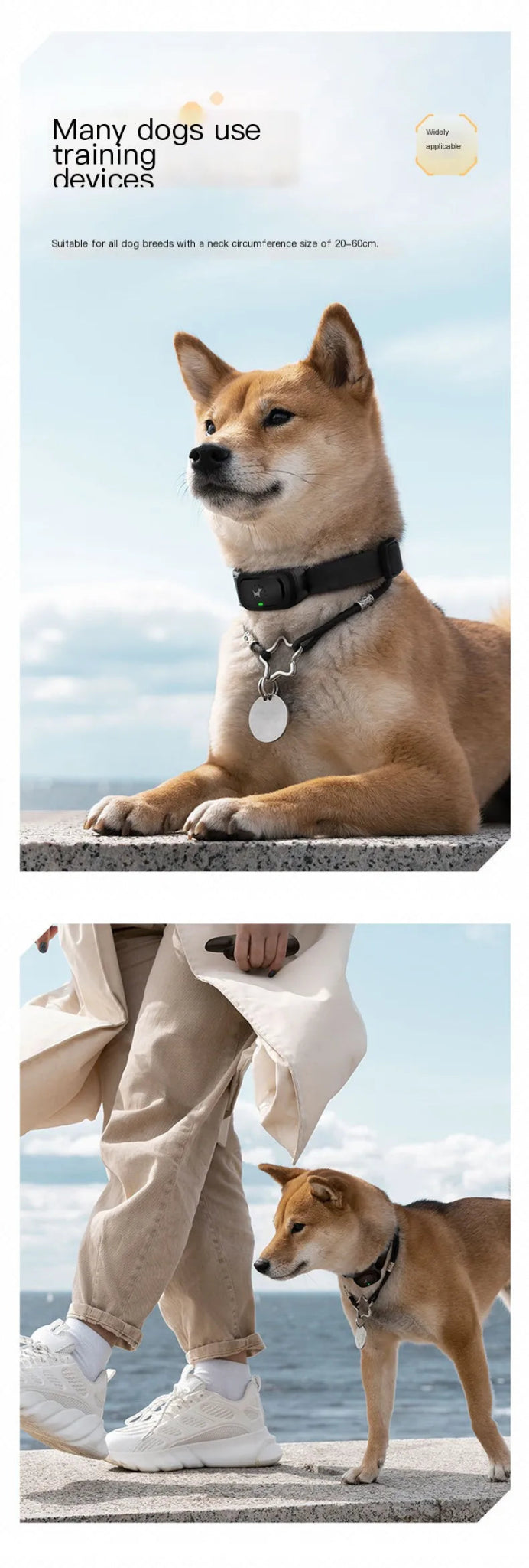 Dog training device remote control barking device pet dog trainer electric shock collar pet supplies waterproofHappy TailsHappy Tails