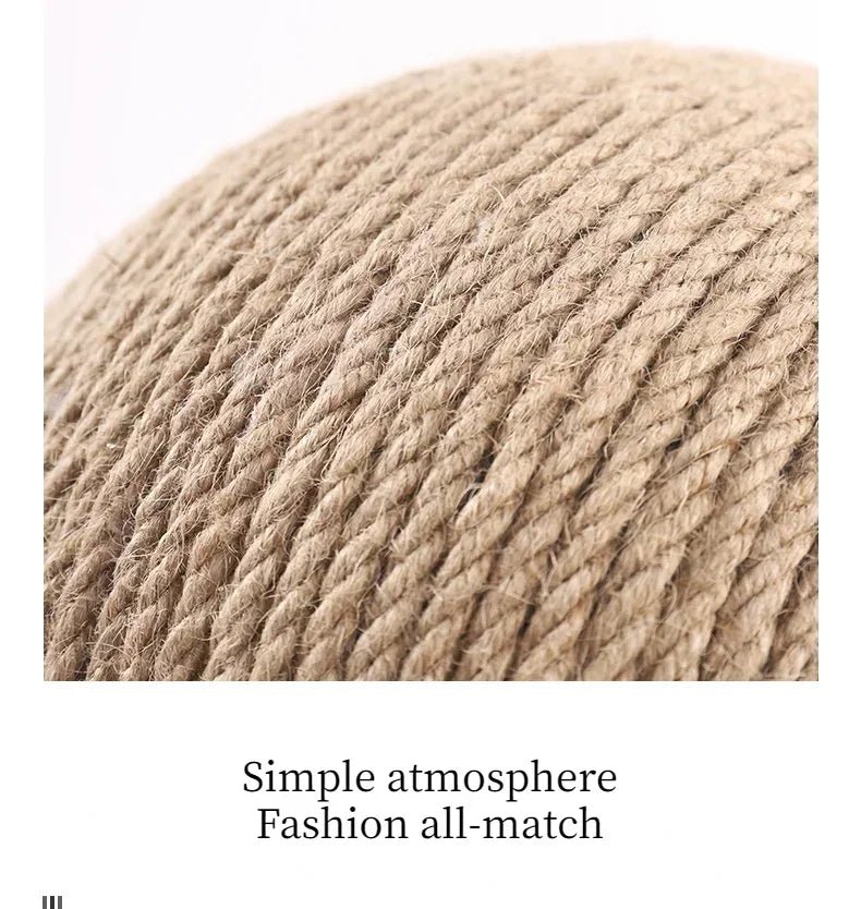 Cat Scratching Ball Wood Stand Pet Furniture Sisal Rope Ball Toys Kitten Climbing Scratcher Grinding Paws Scraper AccessoriesHappy TailsHappy Tails