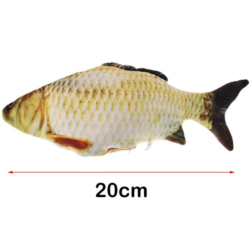 Cat Favor Fish Plush Stuffed Sisal Fish Scratch Board Scratching Toy For Pet Cat Dogs Chasing Training Toys Catnip Cat SuppliesHappy TailsHappy Tails