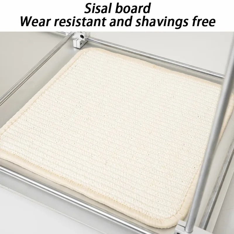 Multi Functional 4 Layers Trees Cat Climbing Frame Stable Acrylic Cat Nest House Cats Scratcher Board Sisal Pet Accessories - Happy Tails