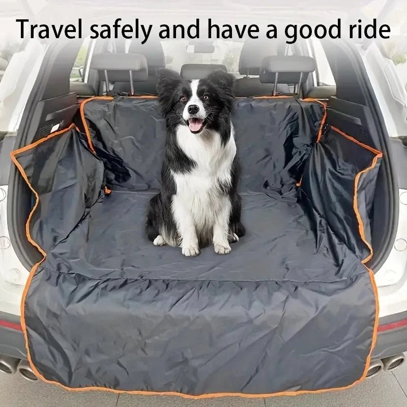 Pet-Friendly Polyester Trunk Mat - Non-Slip, Scratch-Resistant, Easy-to-Clean SUV/Cars Safety MatHappy TailsHappy Tails