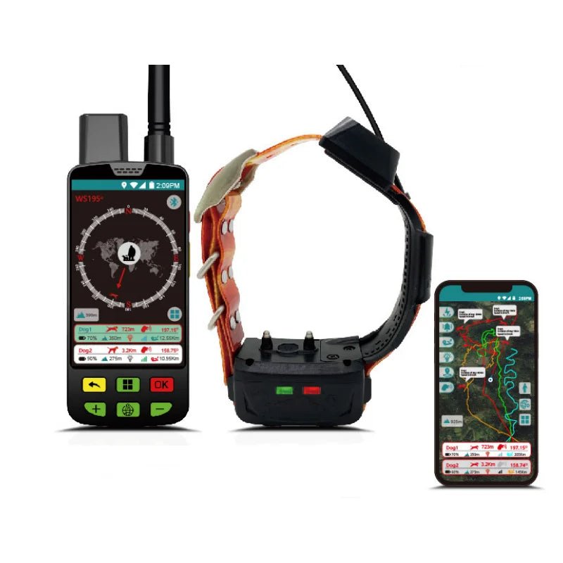 Portable GPS Wireless Dog Fence System Electric Satellite Global Positioning Dog Containment System For Medium And Large DogsHappy TailsHappy Tails