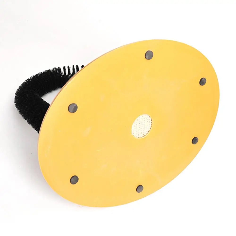 Cat Arch Self Groomer Massager Toy Cat Toys Pet Kitten Scratcher Toys Fur Grooming Cat Brush Shedding With Scratch Pad - Happy Tails