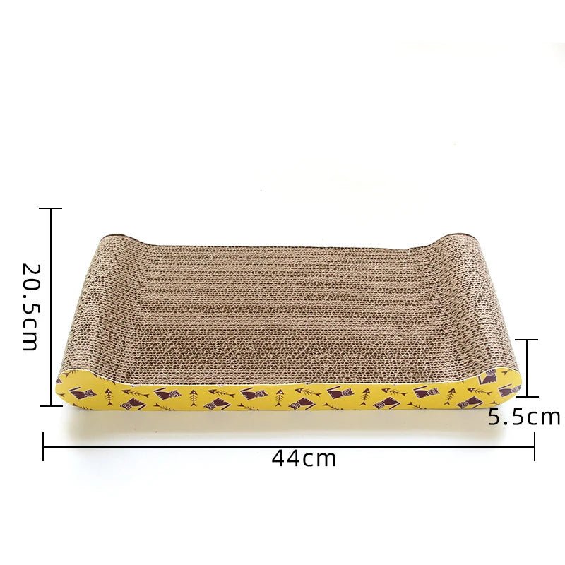 Cat Toys Pet Cat Scratching Board Corrugated Cardboard Pad Grinding Nails Interactive Protecting Furniture Cats Scratcher Toy - Happy Tails