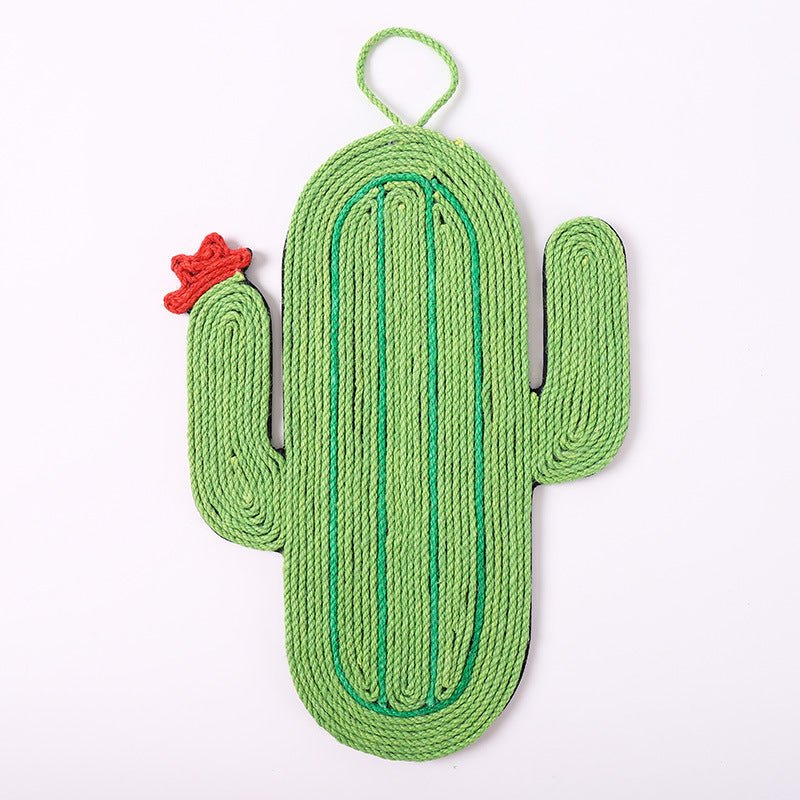 Cat Scratch Board, Cactus Style Anti Cat Scratch Grinding Claw Board, Hanging Cat Scratch Pad, Cat Toys That Do Not Shed DebrisHappy TailsHappy Tails