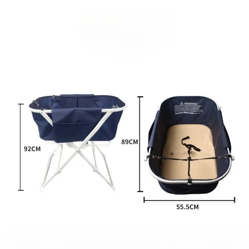 Foldable Pet Bath Tub - Adjustable Height & Easy CarryHappy TailsHappy Tails