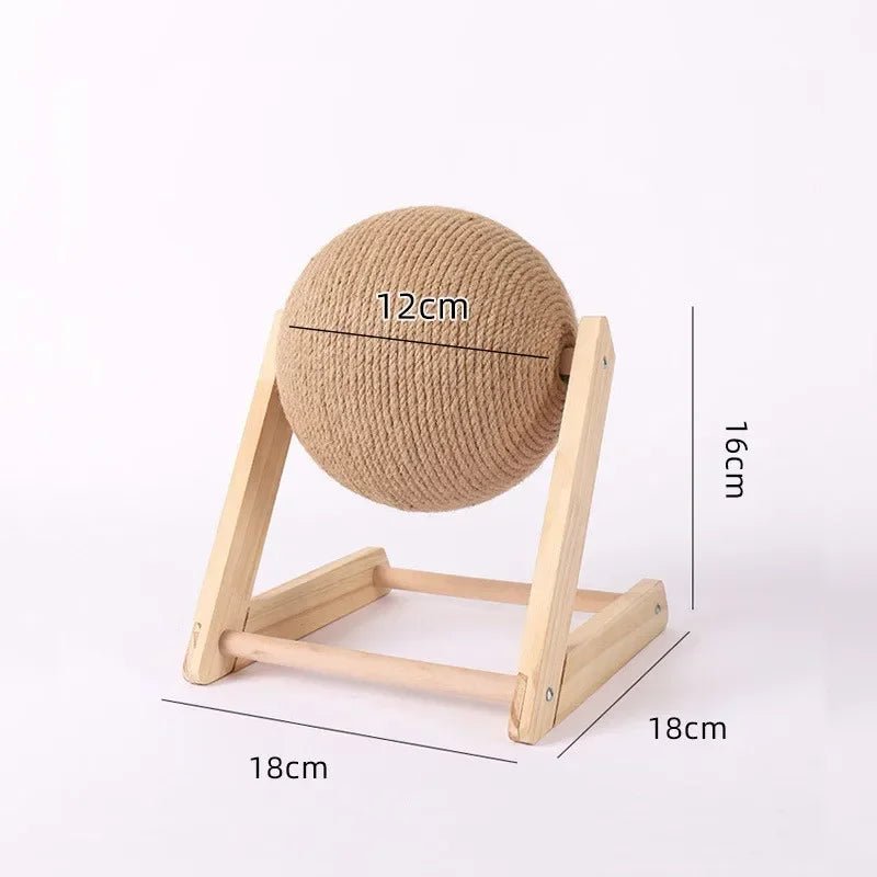Cats Toy Cat Scratcher Sisal Rope Ball Kitten Interactive Grinding Paws Toys Scratch Board Pet Furniture Accessories Supplies - Happy Tails