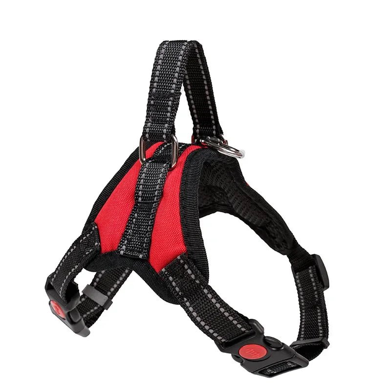 Saddle Dog Harness Reflective Adjustable Pet Harness No Pull Walking Training Small Medium Large Big Dogs Chest Strap Product - Happy Tails