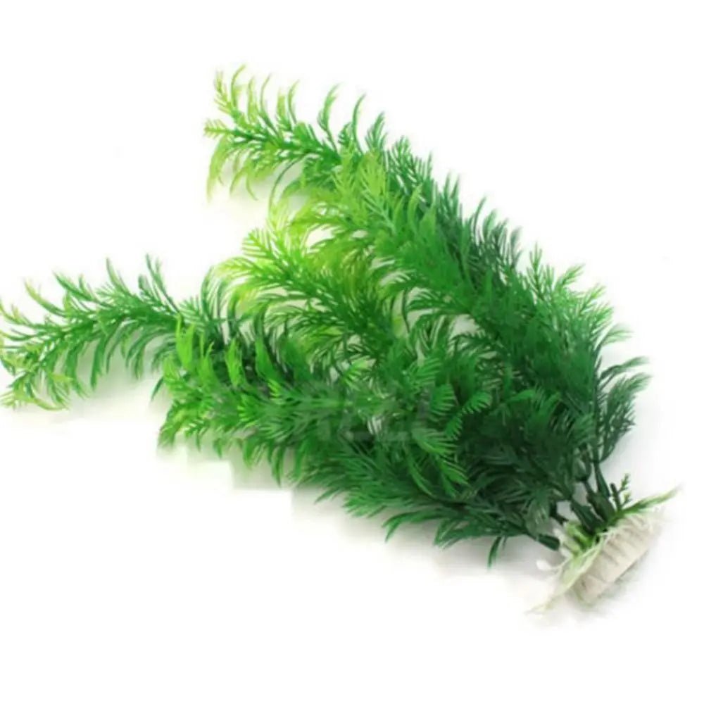 Aquarium Plants Ornaments Plastic Simulation Artificial Water Grass Fish Tank Decoration AccessoriesHappy TailsHappy Tails