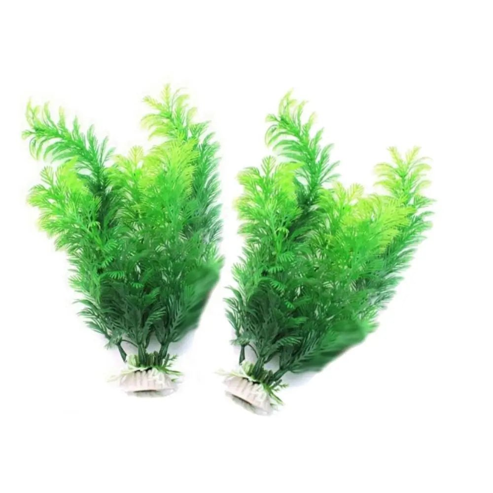 Aquarium Plants Ornaments Plastic Simulation Artificial Water Grass Fish Tank Decoration Accessories - Happy Tails