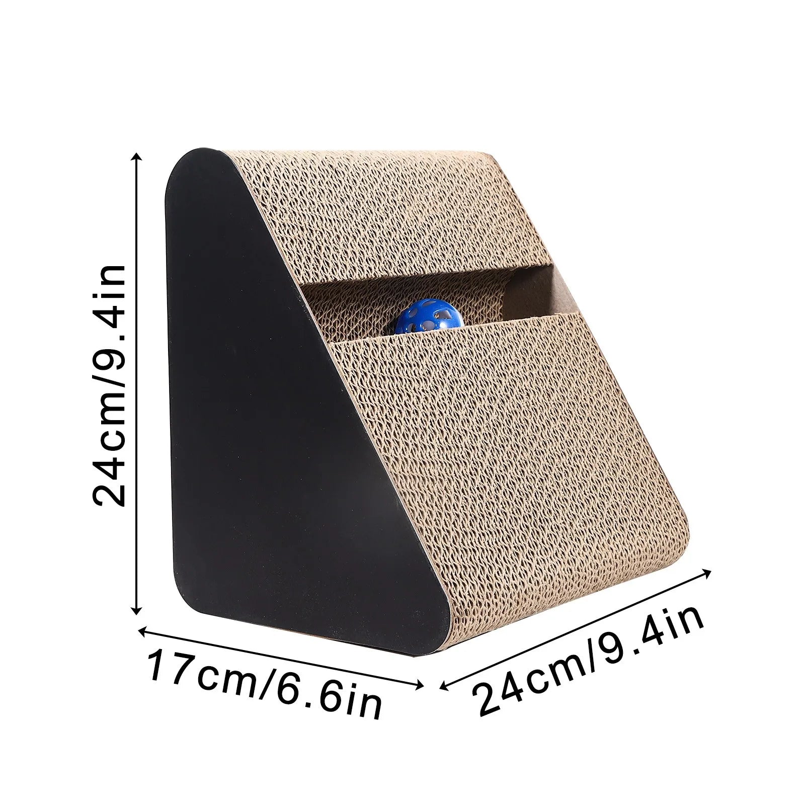 Rotating Ball Cat Scratch Cardboard - Durable Clawing Board Climbing FrameHappy TailsHappy Tails