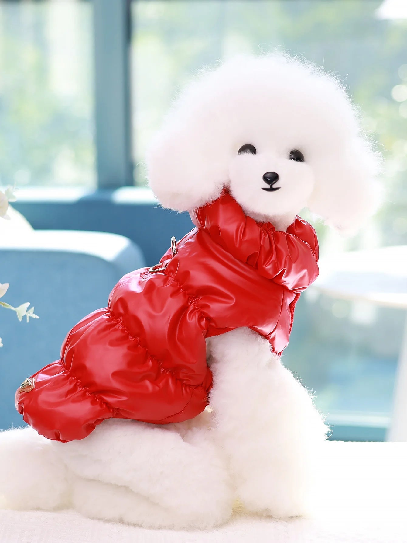 Dog Jacket For Autumn/Winter, Pet Coat, 3 - Layer Thick Warm Outerwear, Suitable For Small To Medium Dogs Like Poodle, Teddy, YorkHappy TailsHappy Tails