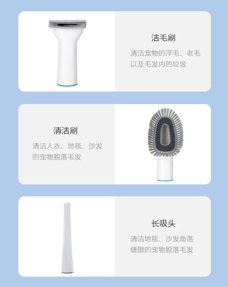 New 7 - in - 1 ABS Pet Grooming Kit for Dogs & Cats: Vacuum, Shave, Groom, Cut & CombHappy TailsHappy Tails